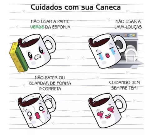 Caneca mágica ''Amiga você estará sempre no meu coração"