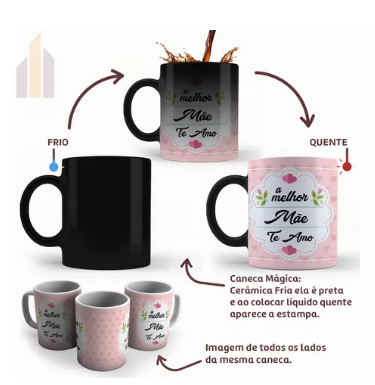 Caneca mágica ''A melhor Mãe''